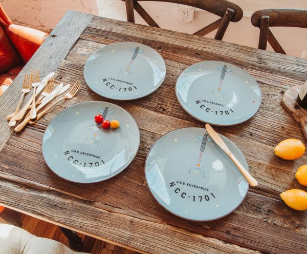 Star Trek: The Original Series NCC-1701 Series 8-Piece Ceramic Dinnerware Set Online Sale - Image 5