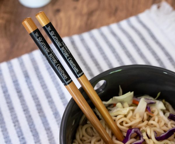 Disney The Nightmare Before Christmas Jack 20-Ounce Ramen Bowl with Chopsticks Hot on Sale - Image 5
