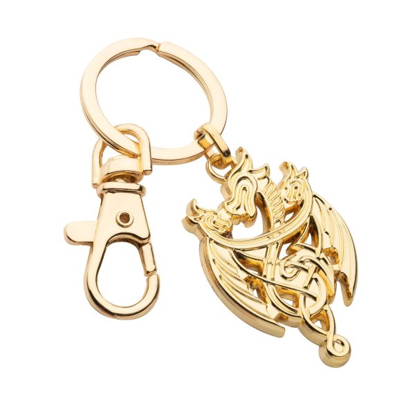 Game of Thrones House of the Dragon Gold Dragon 3D Keychain For Cheap - Image 2
