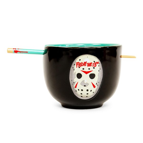Friday The 13th Jason Voorhees 20-Ounce Ramen Bowl and Chopstick Set For Cheap - Image 2
