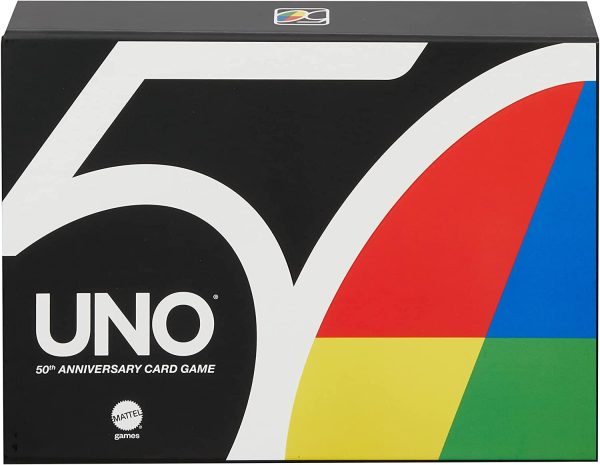 UNO Premium 50th Anniversary Edition Matching Card Game Hot on Sale - Image 2