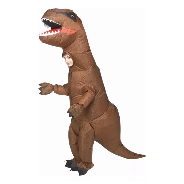Inflatable T-Rex Child Costume | One Size Fits Up To Size 14 For Cheap