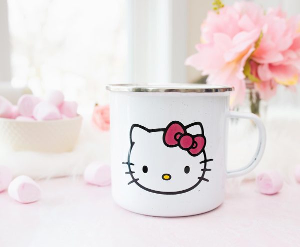 Sanrio Hello Kitty  Hello  Ceramic Camper Mug | Holds 20 Ounces on Sale - Image 3