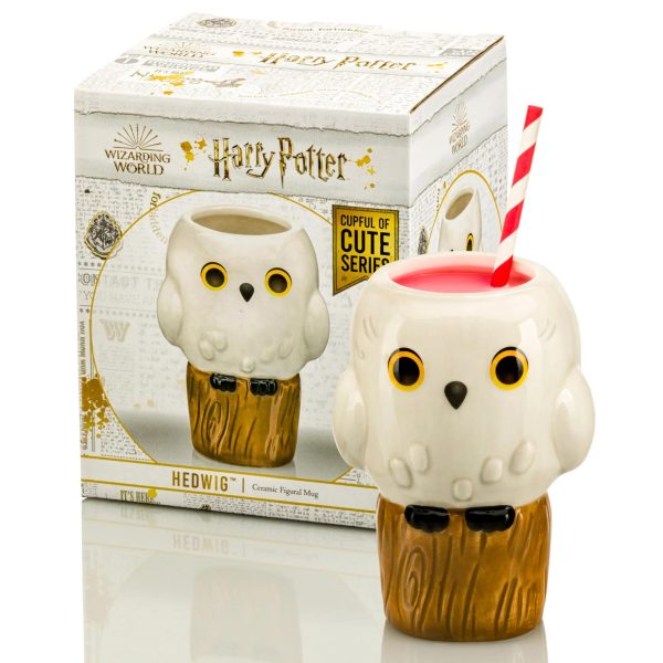 Cupful Of Cute Harry Potter Hedwig Ceramic Mug | Holds 14 Ounces For Sale - Image 2