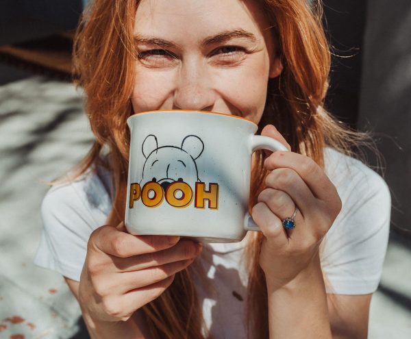 Disney Winnie the Pooh and Piglet Ceramic Camper Mugs | Set of 2 For Discount - Image 5