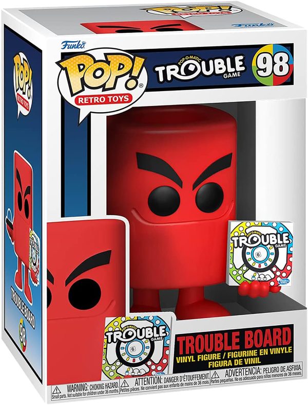 Funko POP Retro Toys Vinyl Figure | Trouble Game Board Fashion - Image 2