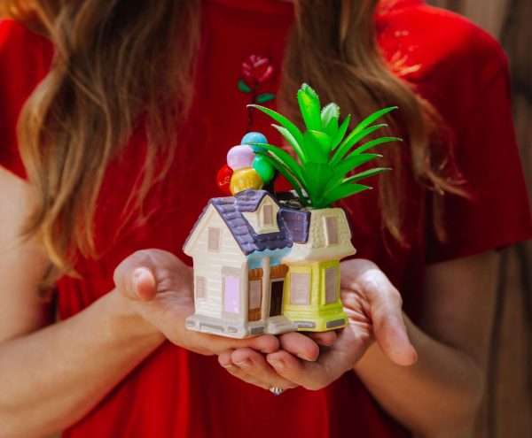 Disney and Pixar Up House 5-Inch Ceramic Mini Planter with Artificial Succulent Online Sale - Image 3