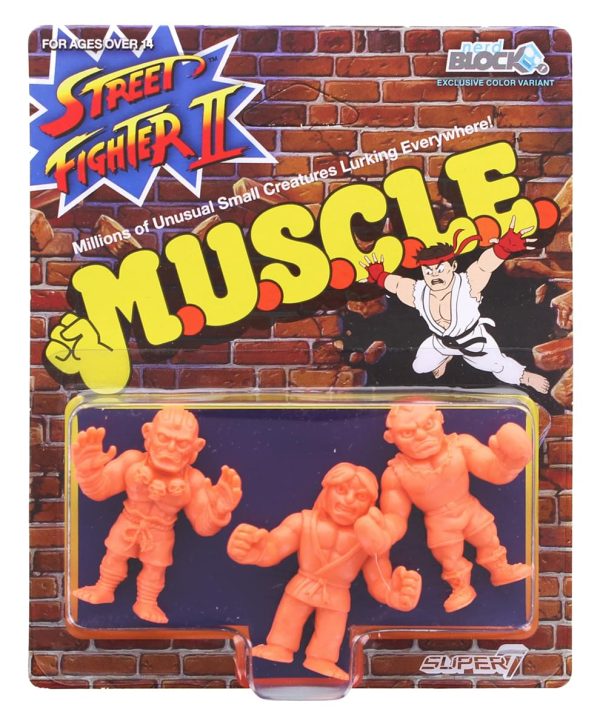 Street Fighter M.U.S.C.L.E. Mini Figure 3-Pack (Red): Ken, Dhalsim, Balrog Discount